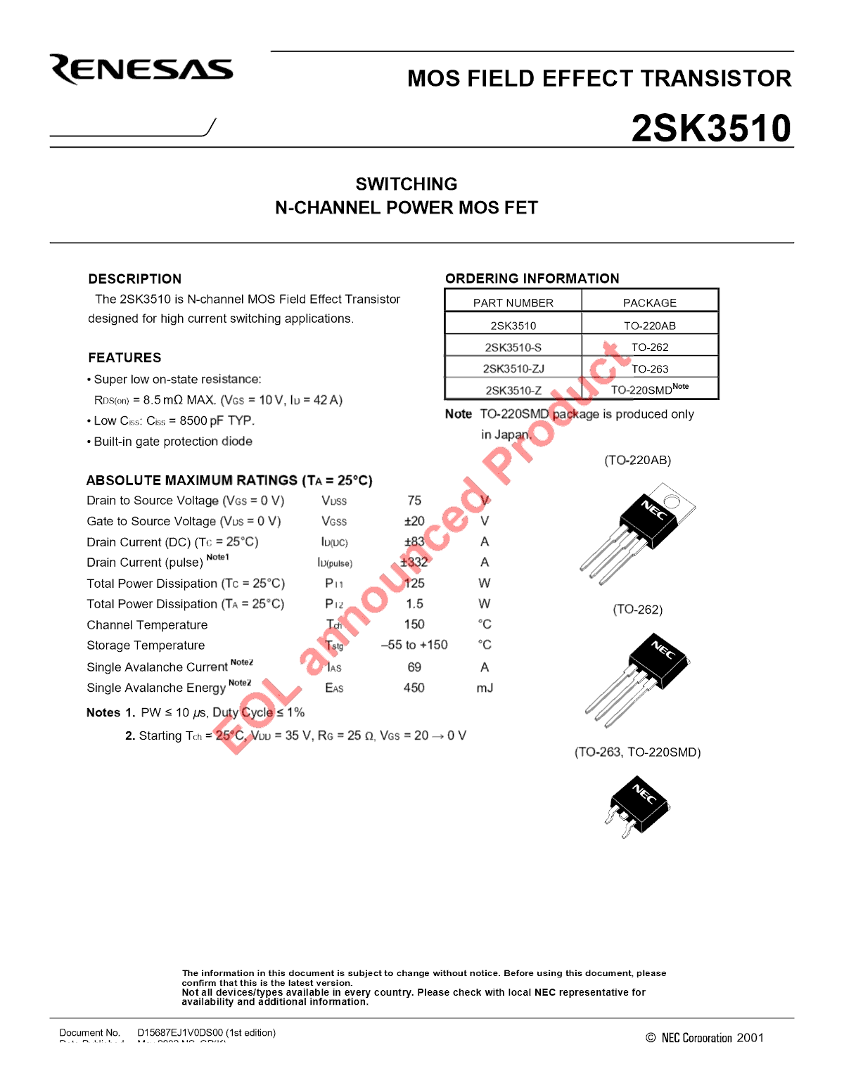 2SK3510-datasheets
