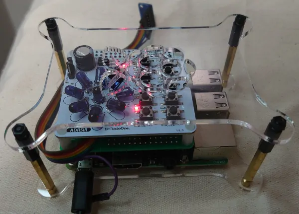 ラズパイとBME280ブレイクアウト基板と赤外線学習リモコン基板を組み合わせて環境測定と家電を操作する。