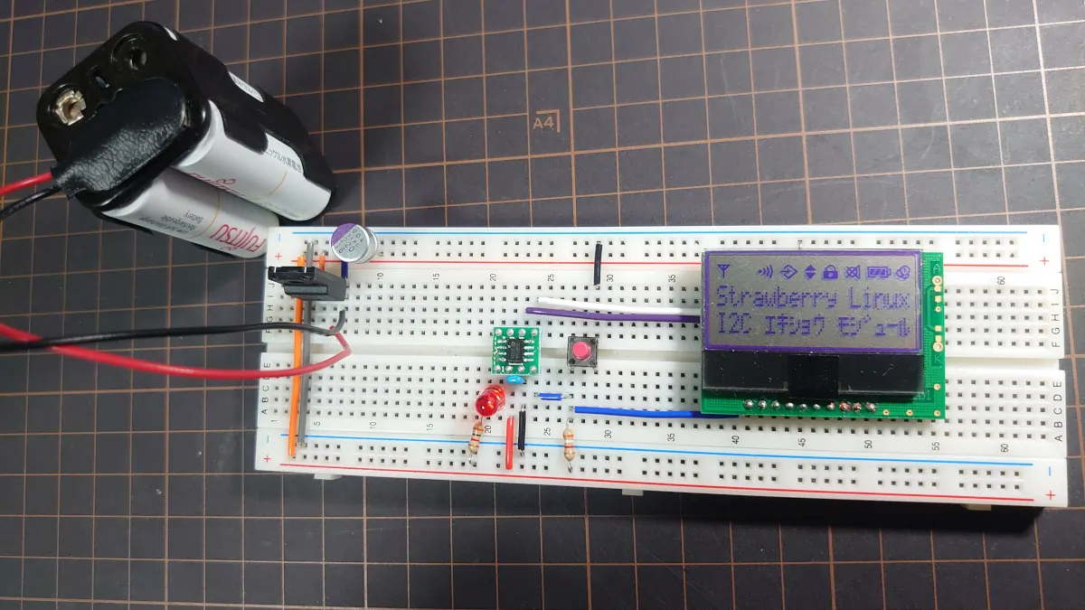 STM32G031J6M6マイコンを使ってI2C低電圧キャラクタ液晶モジュール(SB1602B)を動かしてみた